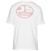 Diesel Oval DS Logo Bright White T-Shirt XS