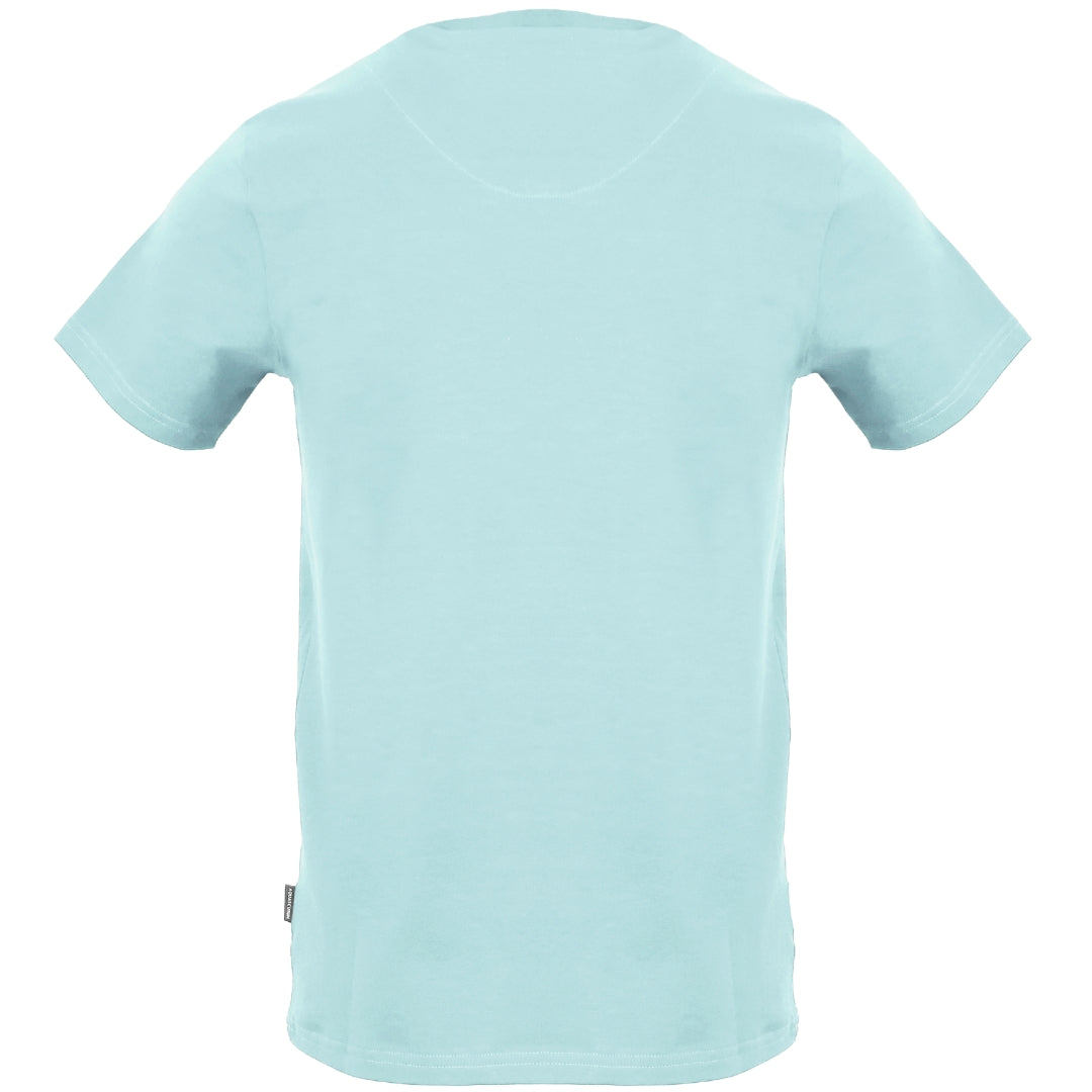 Aquascutum "1851 AQ" Logo Sky Blue T-Shirt S