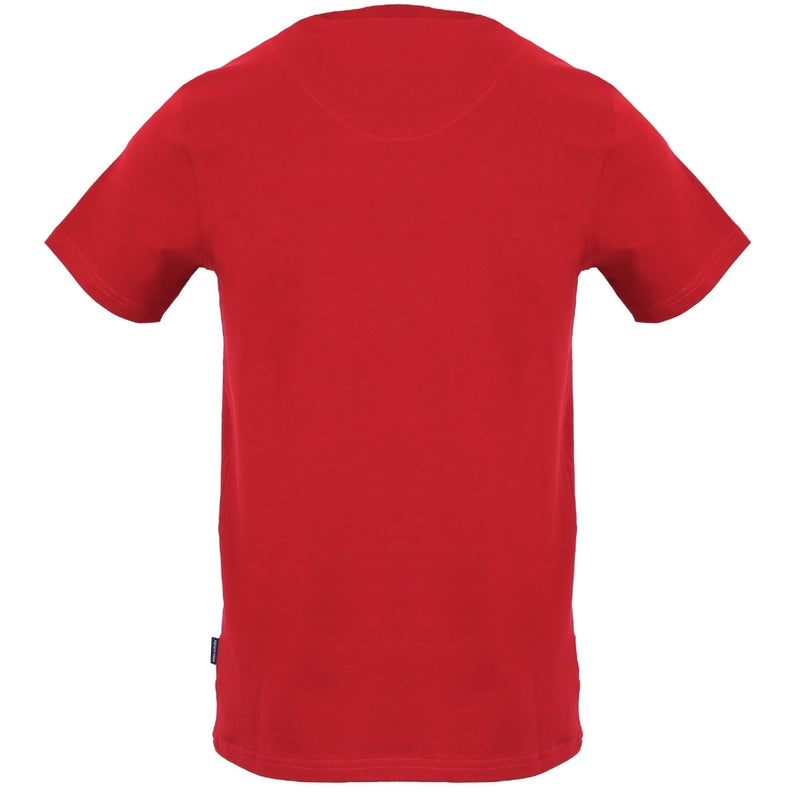 Aquascutum Small London Circle Logo Red T-Shirt S