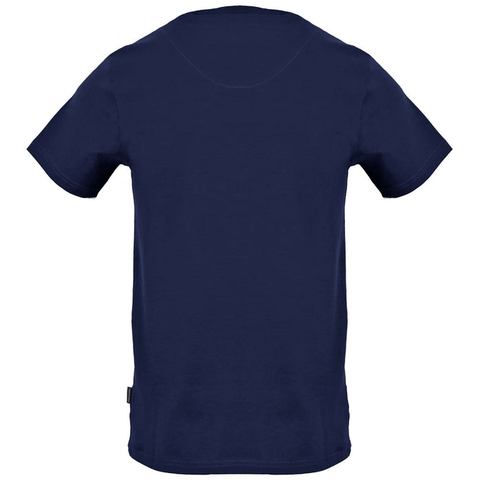 Aquascutum Small London Circle Logo Navy Blue T-Shirt S