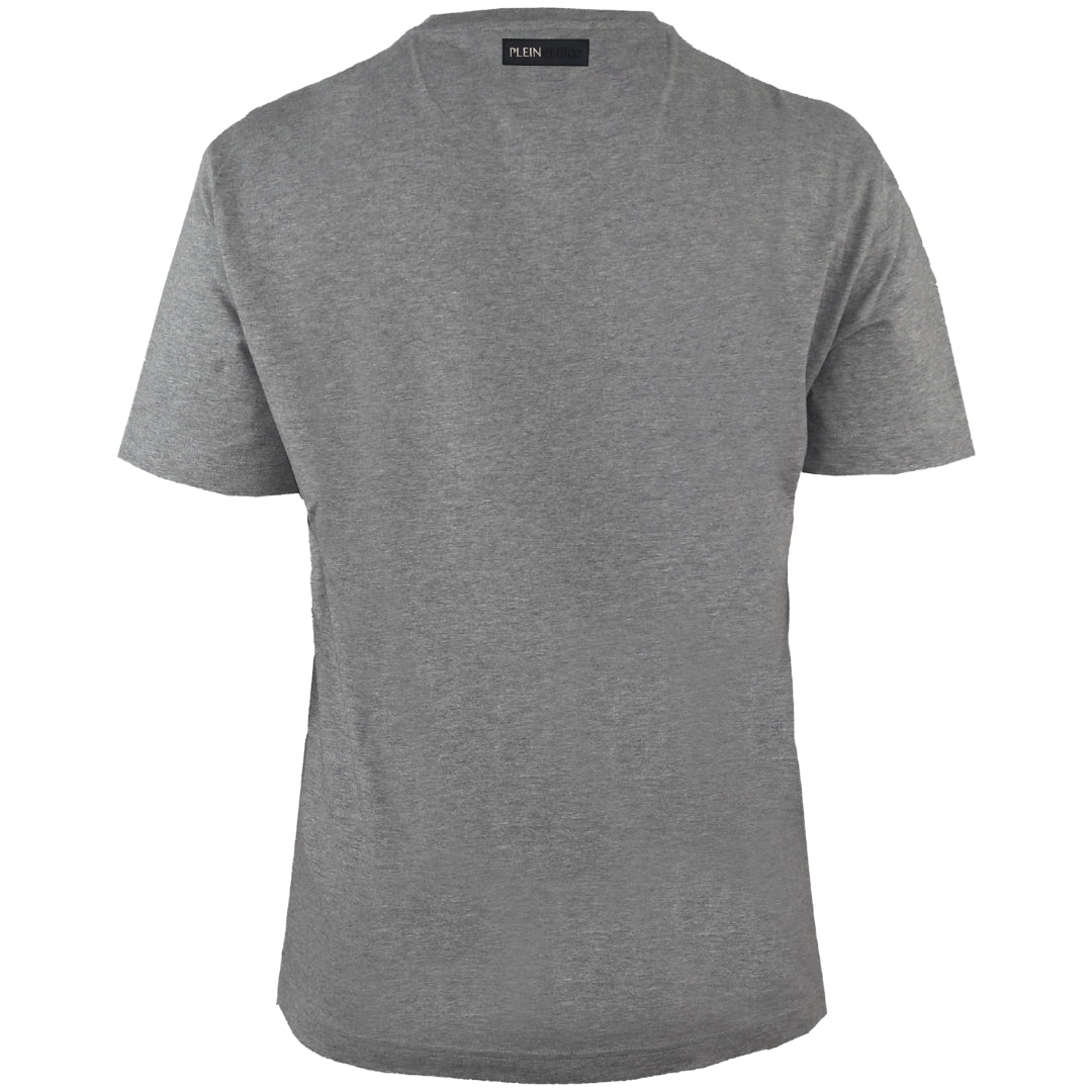 Plein Sport Small Circle Emblem Logo Grey T-Shirt S