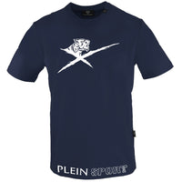 Plein Sport Large Striking Logo Navy Blue T-Shirt S