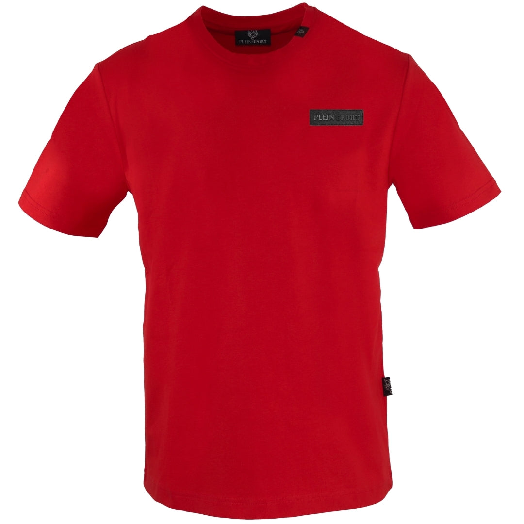 Plein Sport Circle Logo On Back Red T-Shirt S