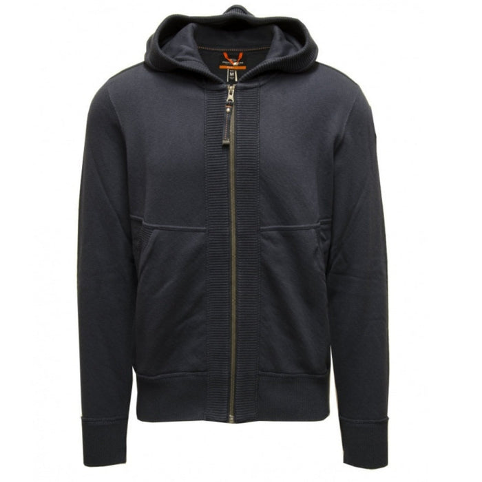 Parajumpers Wilton Dark Navy Blue Zip-Up Hoodie L