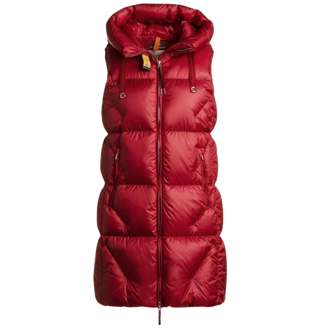 Parajumpers Zuly Rio Red Down Gilet Jacket S