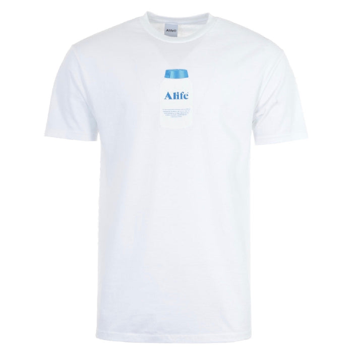 Alife Herren Alifw20 45 Weißes T-Shirt