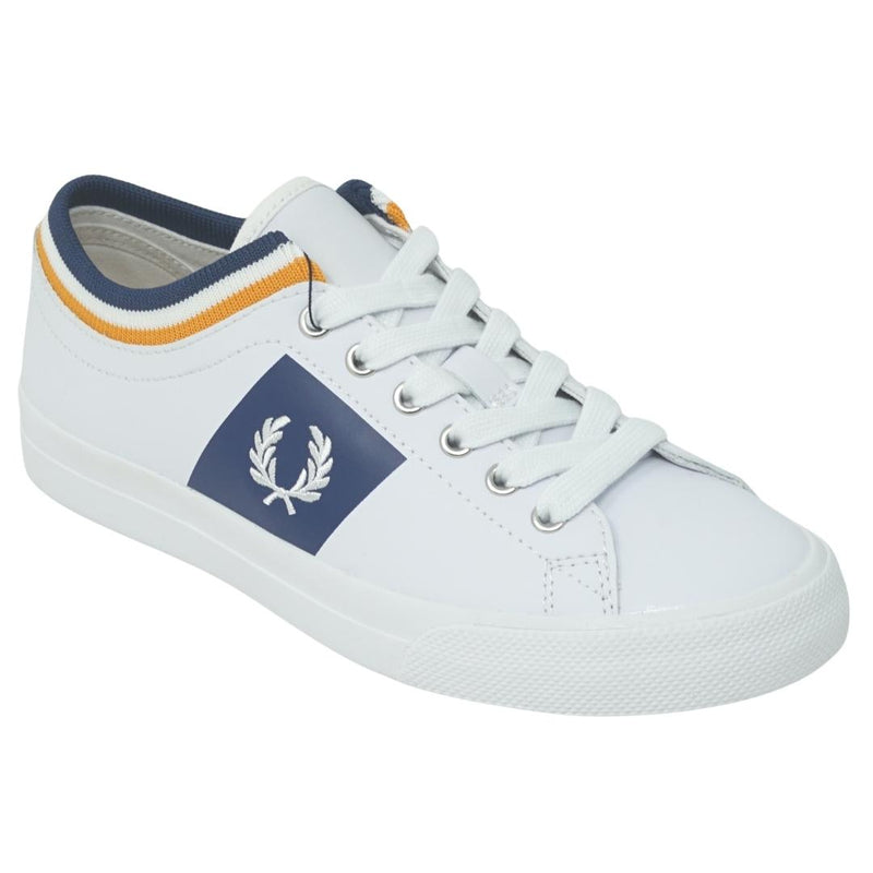 Fred Perry Mens B8185 300 Trainers White