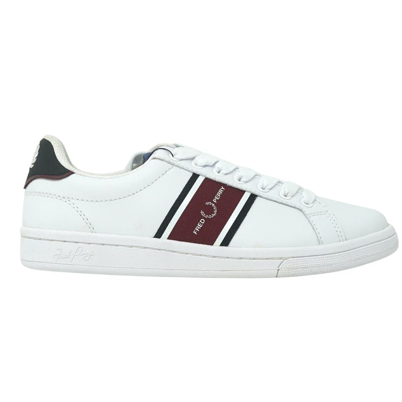 Fred Perry Mens B8301 100 Trainers White