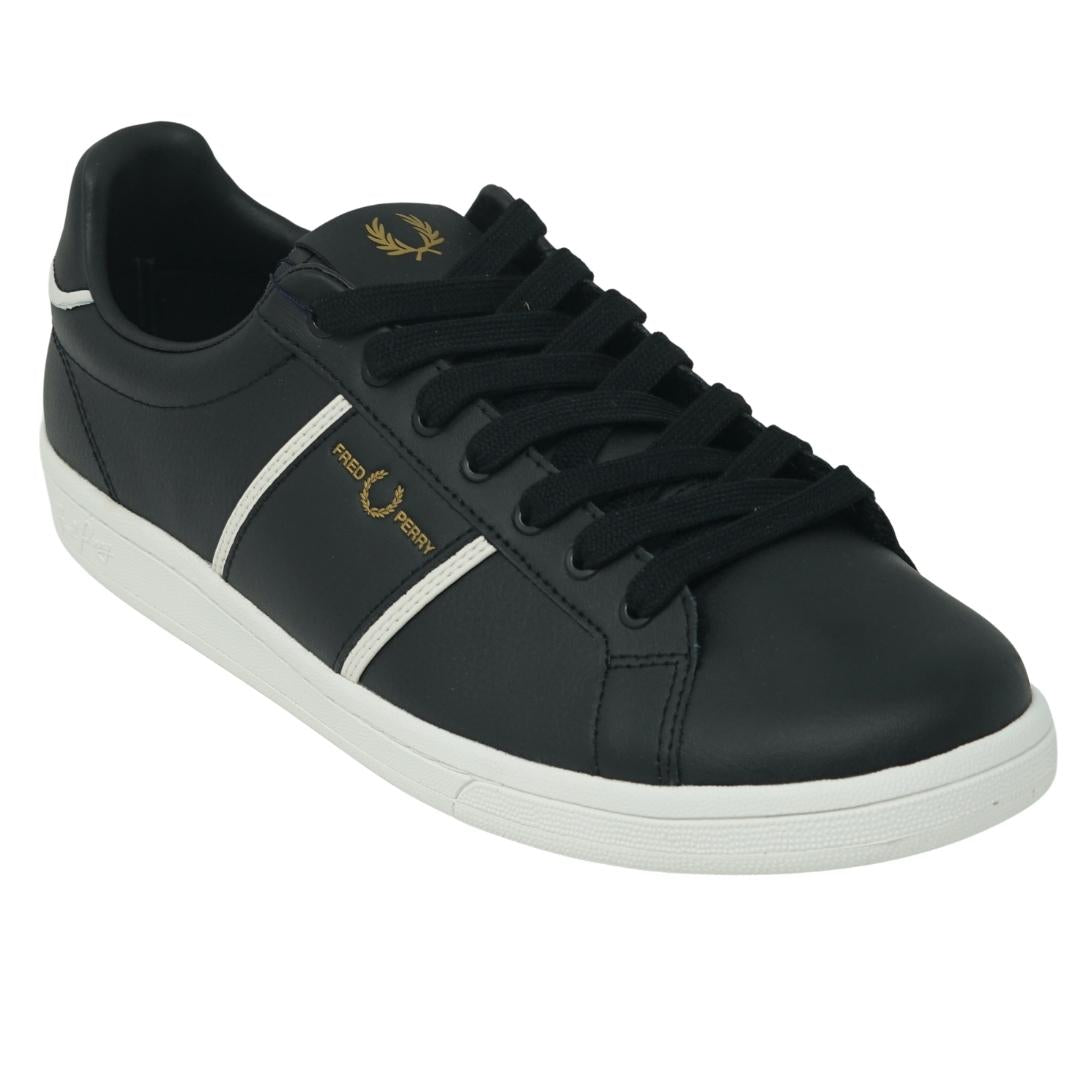 Fred Perry Mens B9191 220 Trainers Black