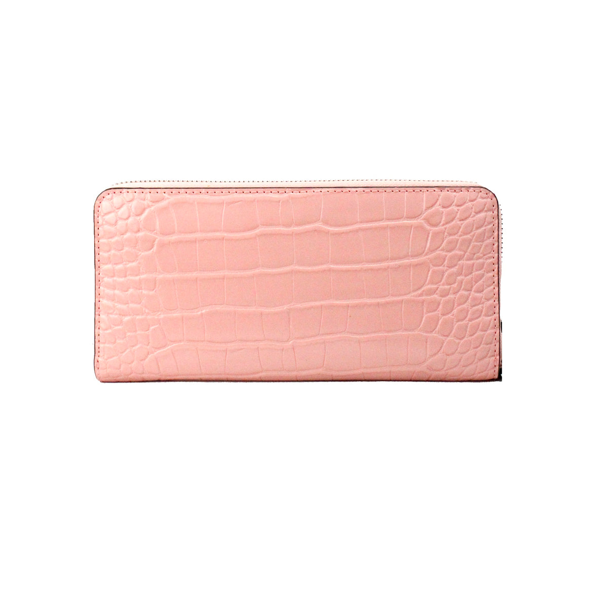 Michael Kors – Große Continental-Geldbörse aus rosafarbenem Leder mit Animalprint im Jet Set-Stil