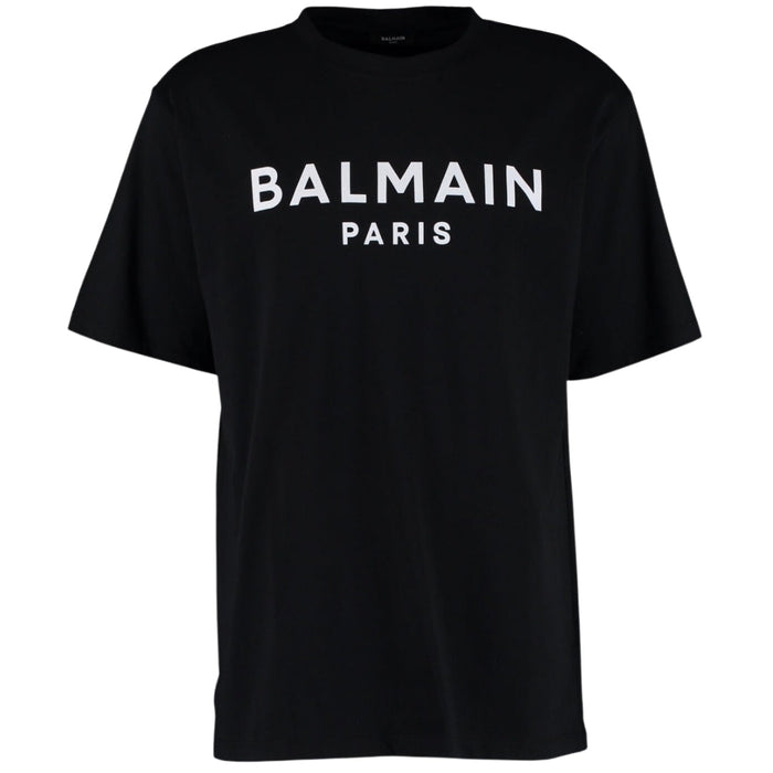 Balmain Mens Bh1Eg000 Bb73 A63P200143 T Shirt Black
