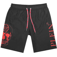 Philipp Plein Mens Cupp19 L0199 Swim Shorts Black