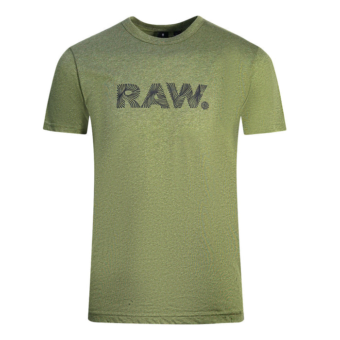 G-Star Raw Herren D07969 2757 1407 T-Shirt Grün