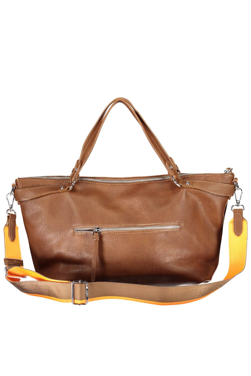 Desigual – Schicke Handtasche aus Polyurethan mit vielseitigen Trägern in Braun