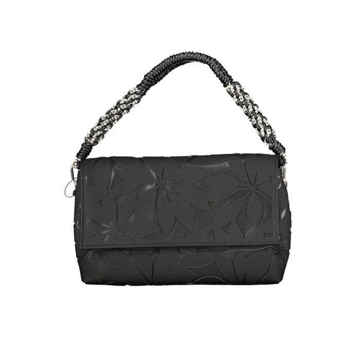 Desigual – Schwarze Handtasche aus Polyethylen