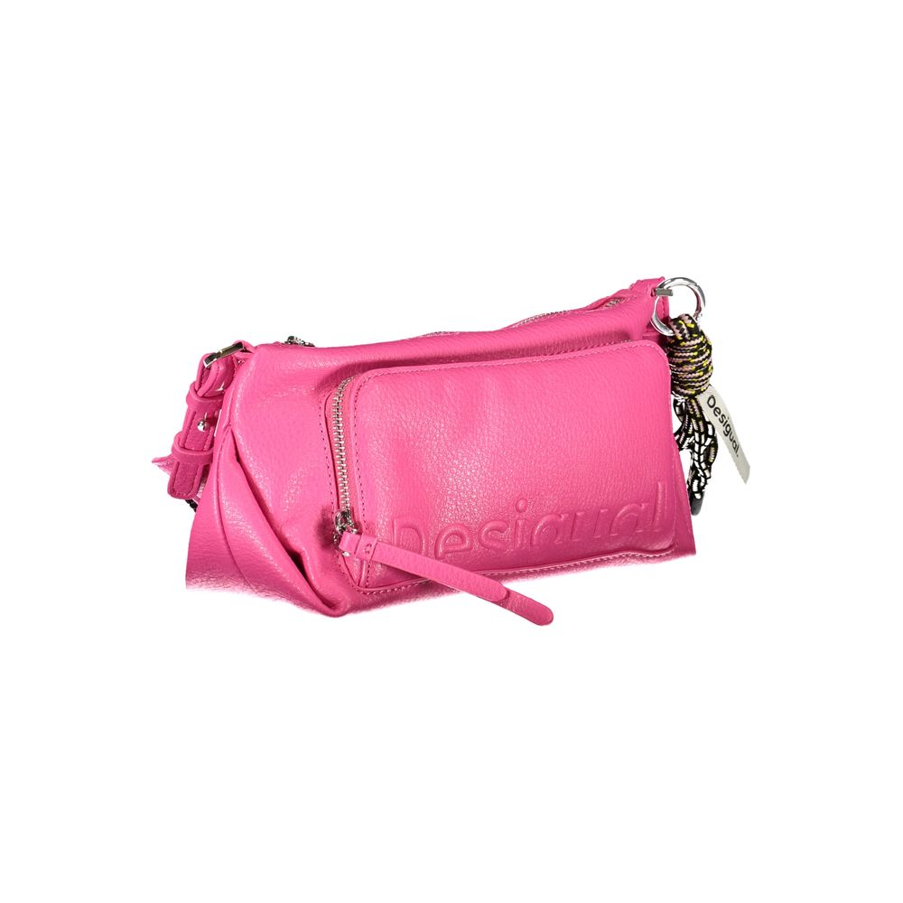 Desigual – Handtasche aus Polyethylen, Rosa