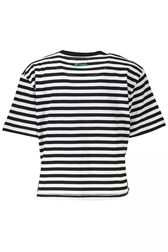 Desigual – Schickes, besticktes Baumwoll-T-Shirt mit Logo-Detail