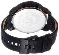 Diesel DZ7257 Herren-Armbanduhr aus Leder in Schwarz