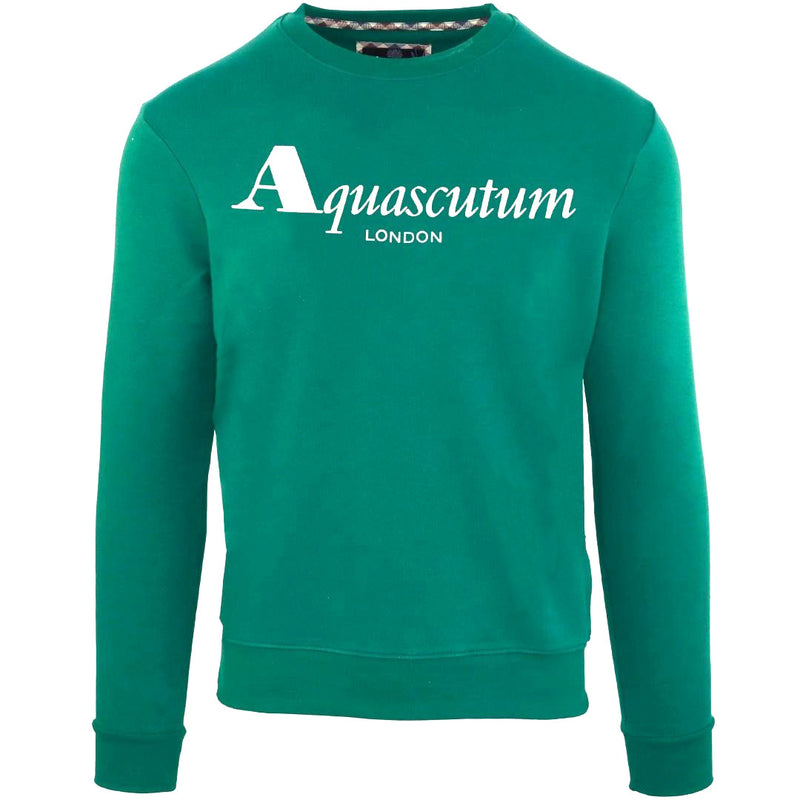 Aquascutum Herren Fgia31 32 Pullover Grün
