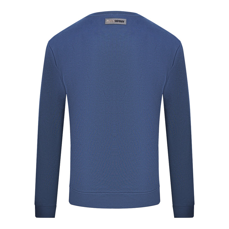 Philipp Plein Sport Mens Sweatshirt Fips207 85 Navy Blue