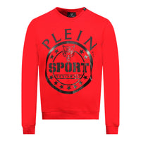 Philipp Plein Sport Mens Sweatshirt Fips208I 52 Red