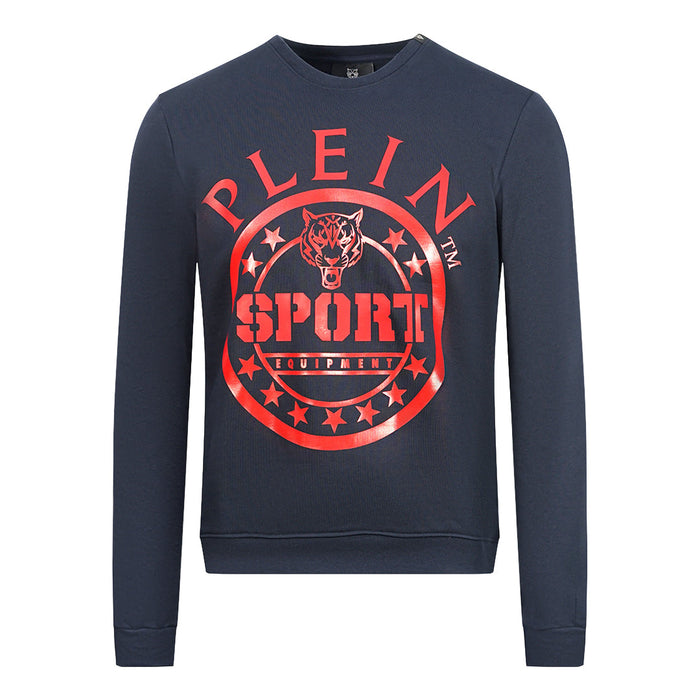 Philipp Plein Sport Herren Sweatshirt Fips208I 85 Marineblau