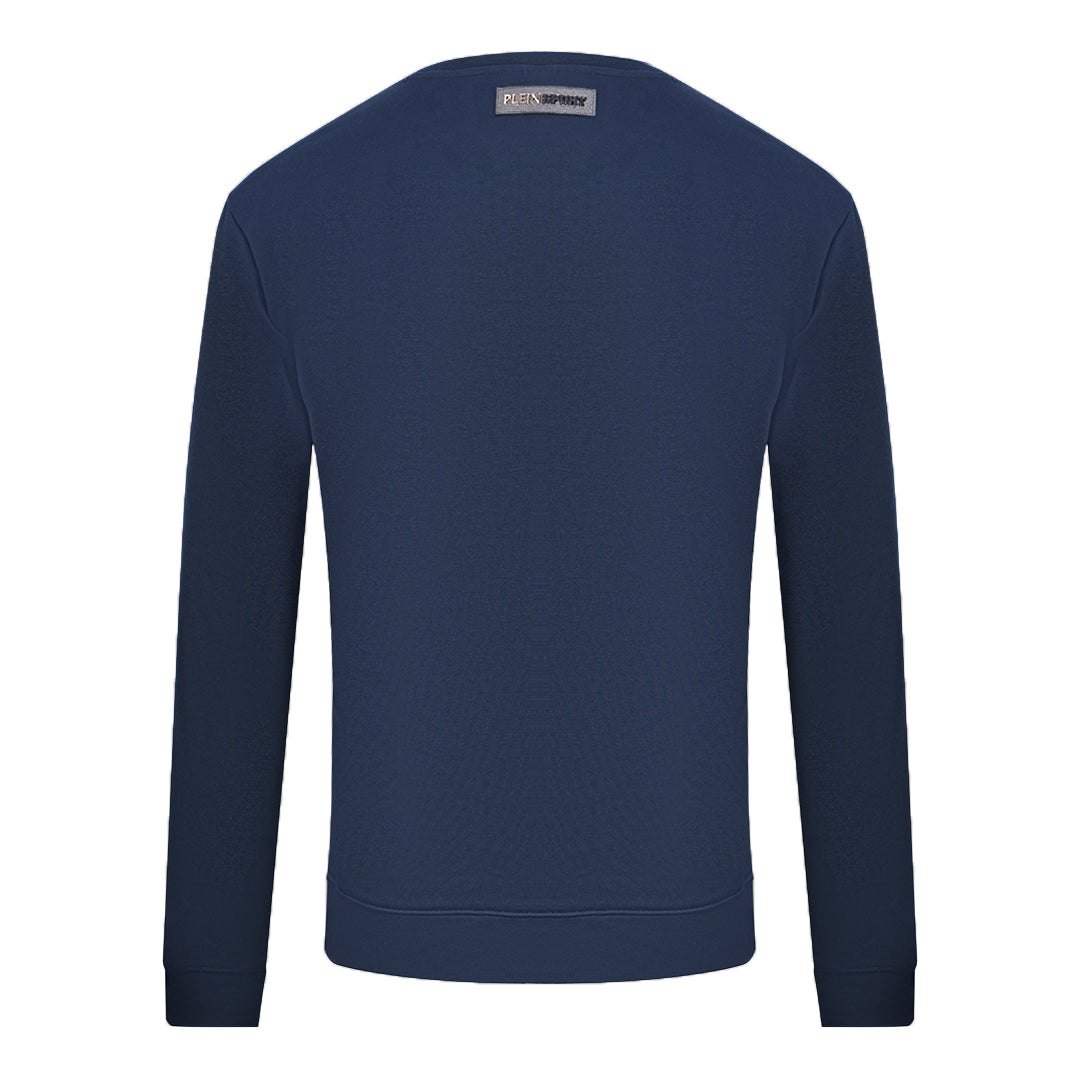 Philipp Plein Sport Mens Sweatshirt Fips208I 85 Navy Blue