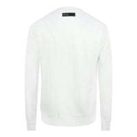 Philipp Plein Sport Herren Fips211 01 Sweatshirt Weiß