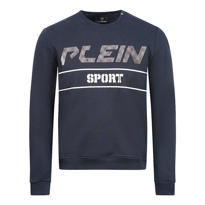 Philipp Plein Sport Herren Sweatshirt Fips211 85 Marineblau