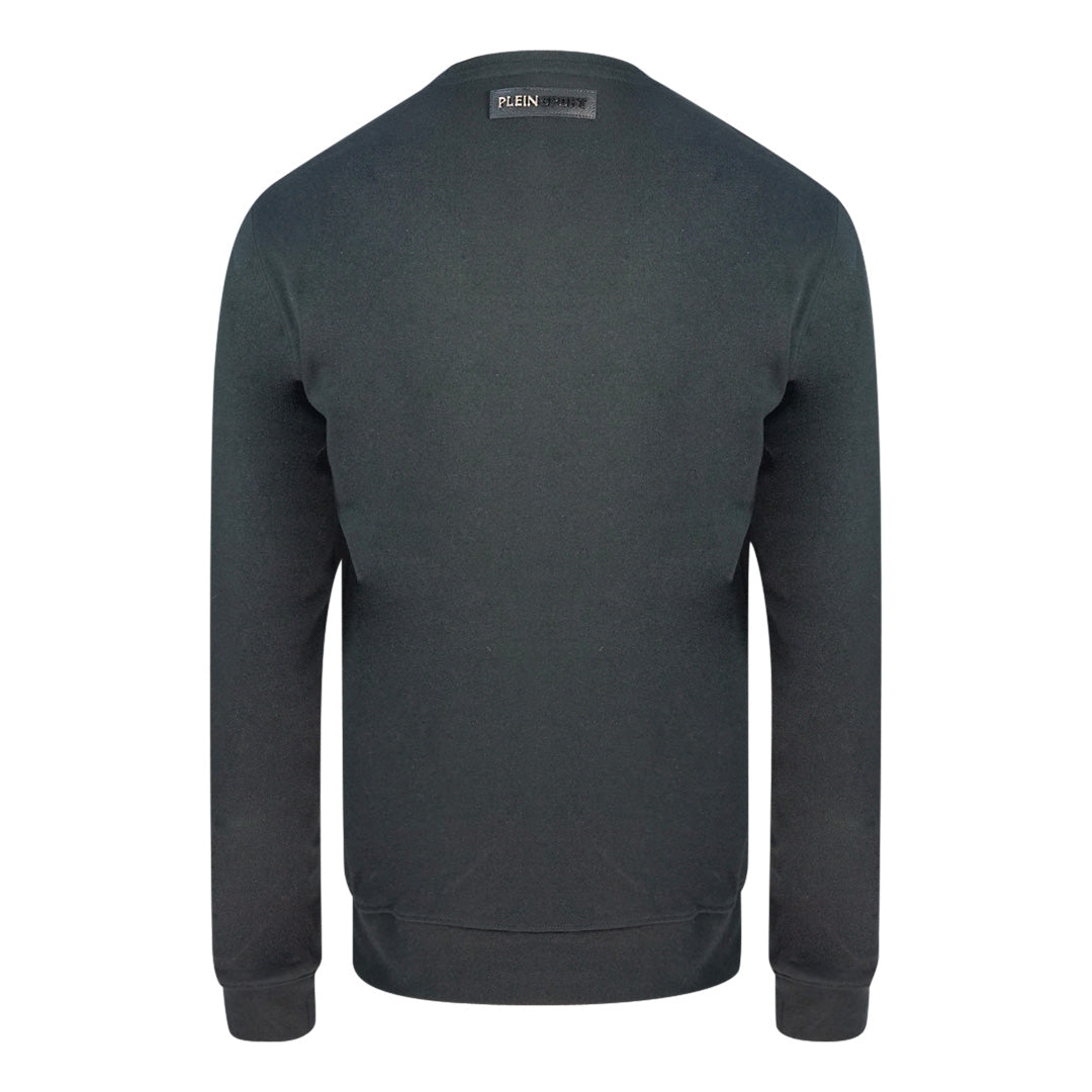 Plein Sport Natural Born Winner Logo Black Jumper S