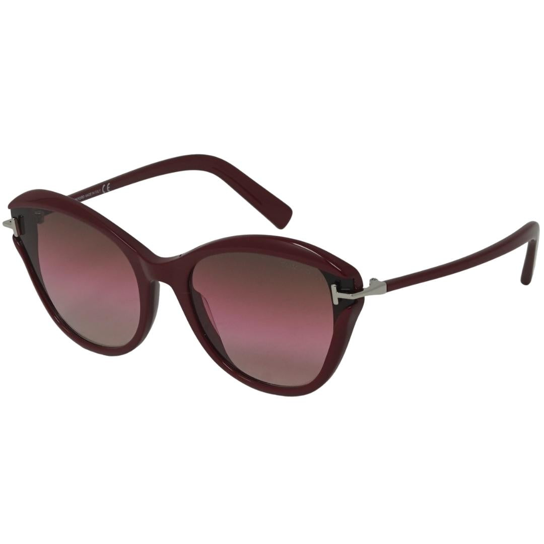 Tom Ford Womens Ft0850 69F Leigh Sunglasses Red