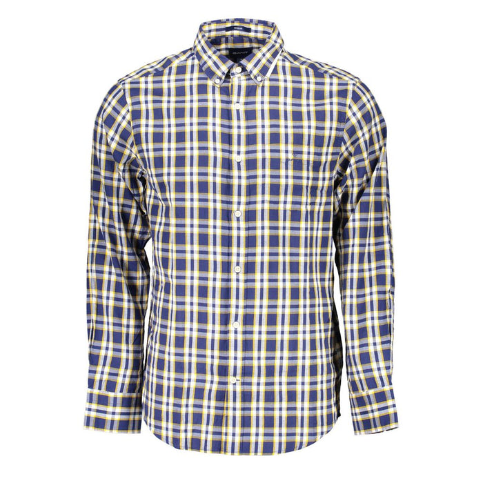 Gant Elegantes Button-Down-Hemd aus Baumwolle in Blau