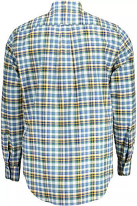 Gant Elegantes Button-Down-Hemd aus Baumwolle in Blau