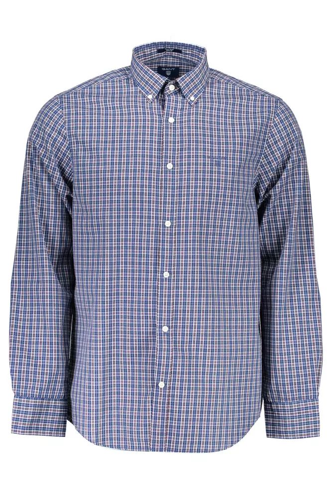 Gant – Anspruchsvolles, langärmliges Button-Down-Shirt in Lila