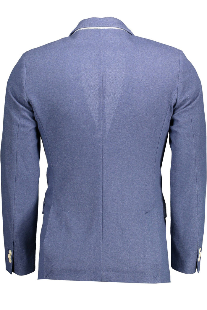 Gant Schicke Slim-Fit-Jacke in Blau mit eleganten Details