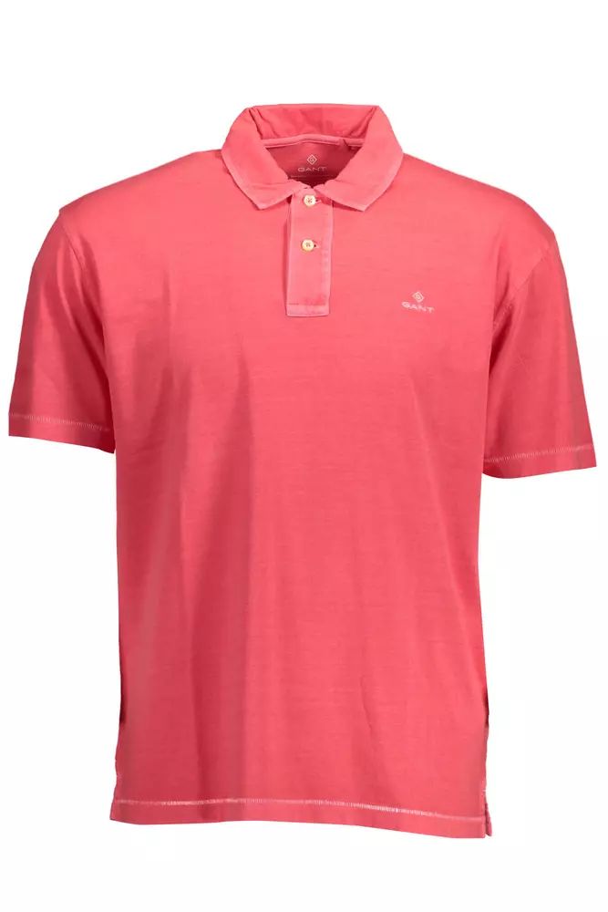 Gant Elegantes Poloshirt aus rosa Baumwolle