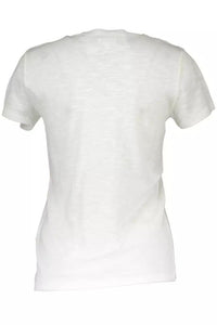 Gant Chic T-Shirt mit V-Ausschnitt und Logo – Frisches Must-have für den Sommer
