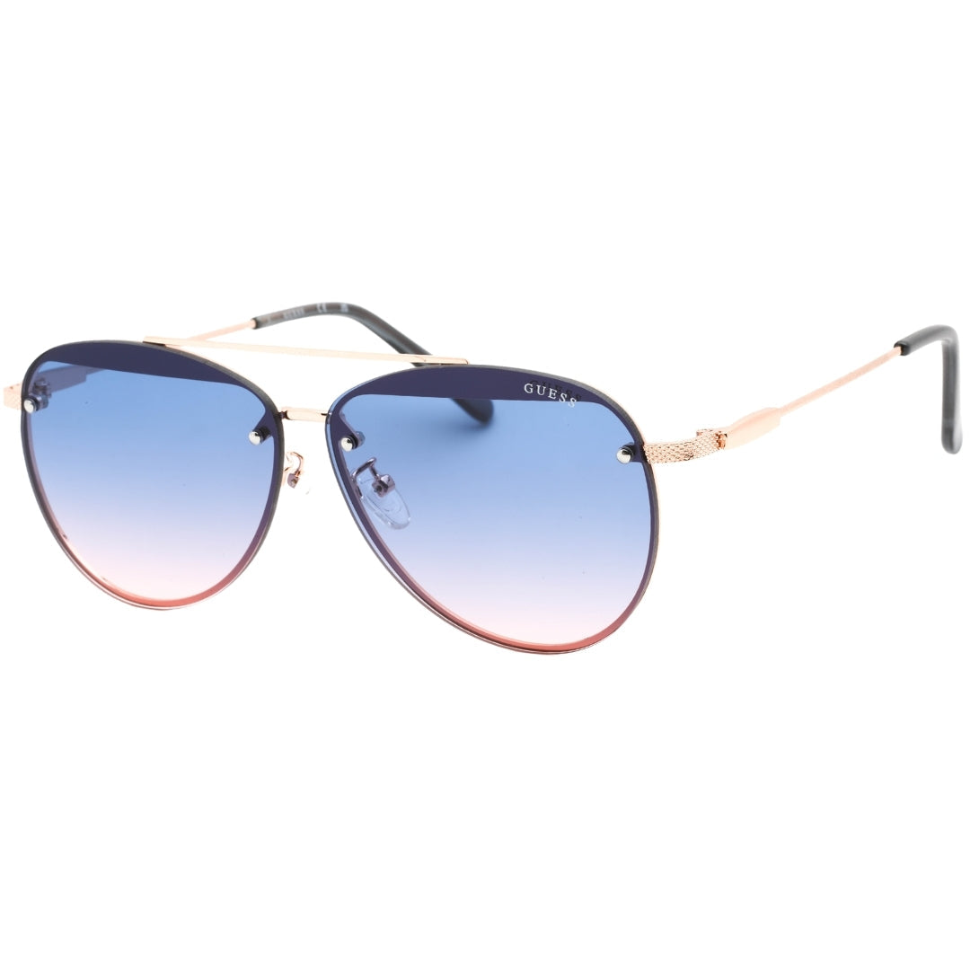 Guess Womens Gf0386 28W Sunglasses Rose Gold - Style Centre Wholesale