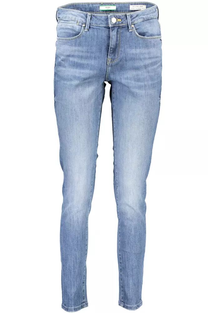 Guess Jeans Ultra Skinny Mid-Rise Hellblauer Denim