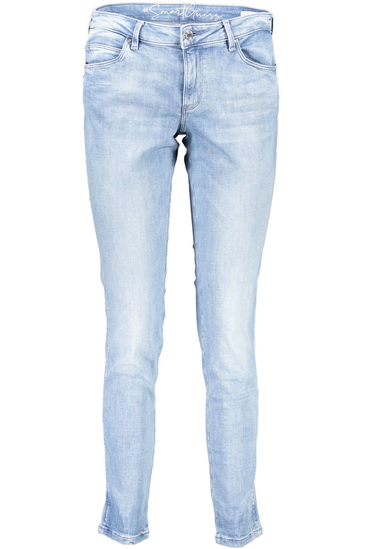 Guess Jeans – Schicke Skinny-Jeans in Hellblau mit mittelhohem Bund