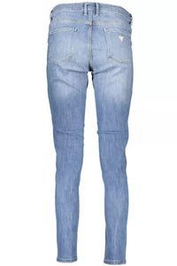 Guess Jeans Ultra Skinny Mid-Rise Hellblauer Denim
