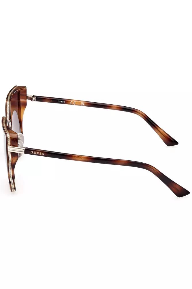 Guess Jeans – Schicke Sonnenbrille mit sechseckigem Spritzgussrahmen