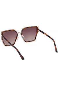 Guess Jeans – Schicke Sonnenbrille mit sechseckigem Spritzgussrahmen