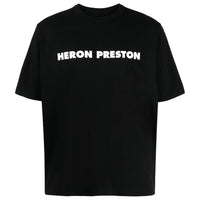 Heron Preston Mens Hmaa032S23Jer0091001 T Shirt Black