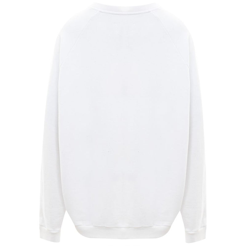 Maison Margiela Elegant Cotton Knit Sweater in Pristine White