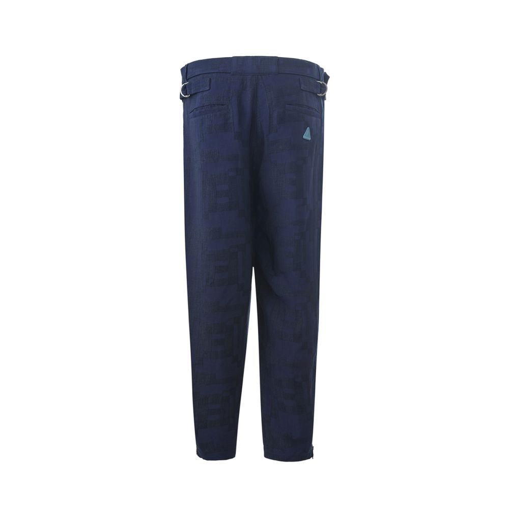 Emporio Armani – Jeans und Hose aus blauem Leinen