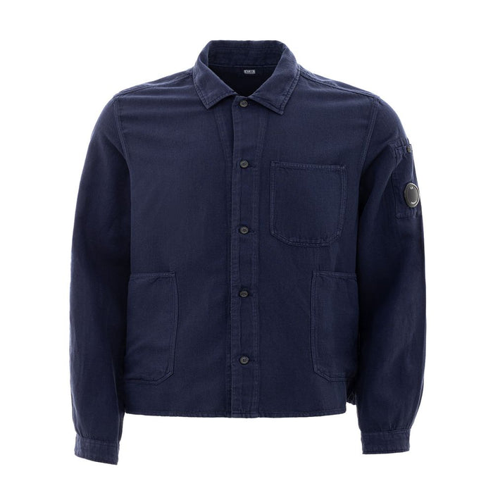 Blaues Baumwollhemd von CP Company