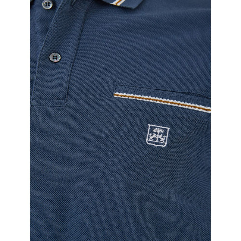 Corneliani Poloshirt aus Baumwolle, Blau