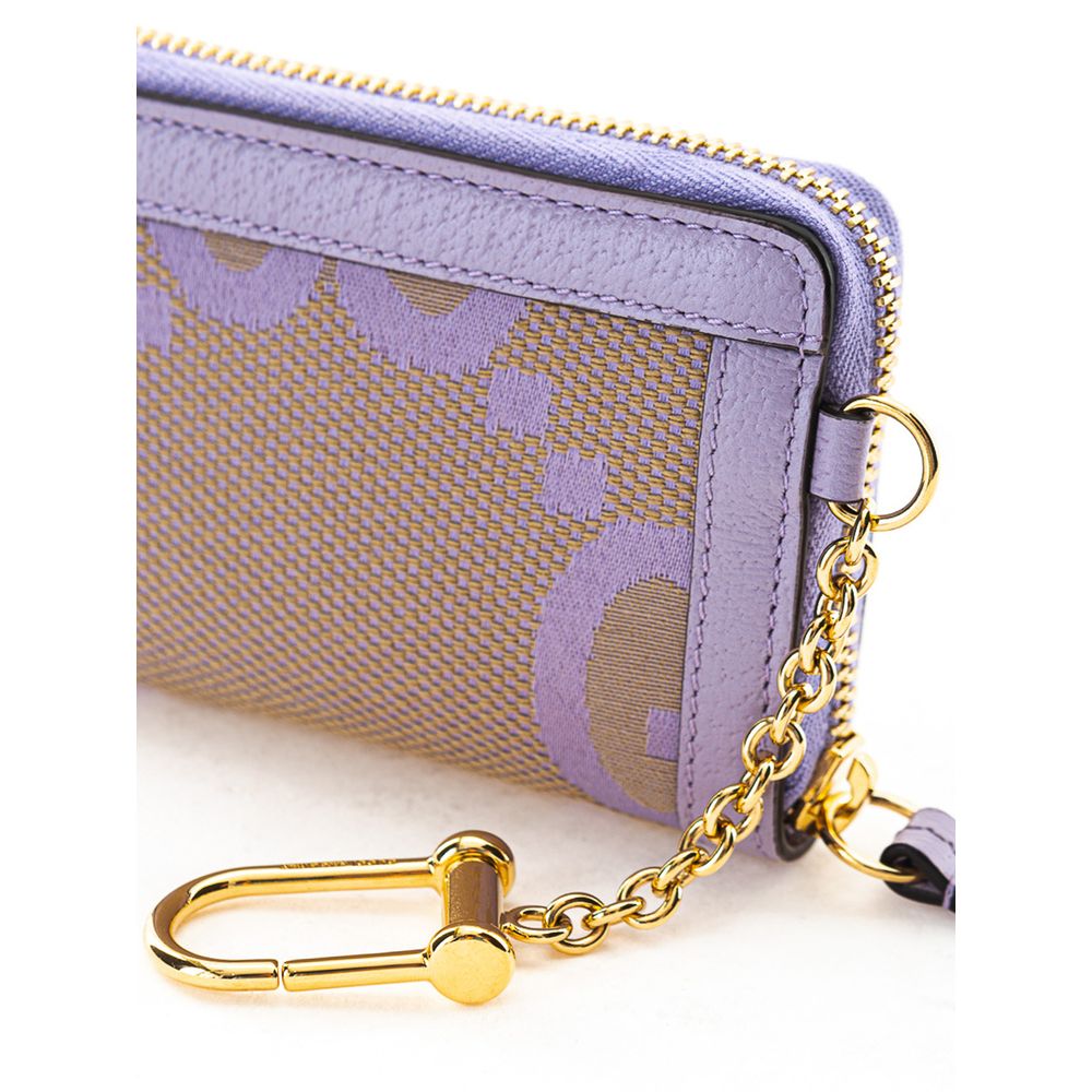 Gucci Purple Tela Wallet