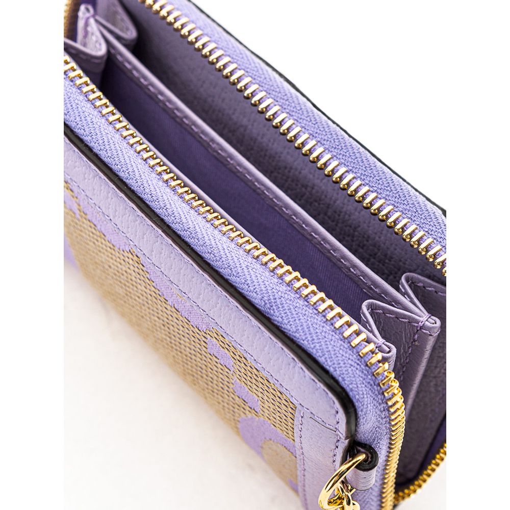 Gucci Purple Tela Wallet